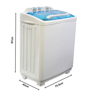 Picture of SAREE WITH SEMI AUTOMATIC WASHING MACHINE 8.5KG (BLACK) GIFT